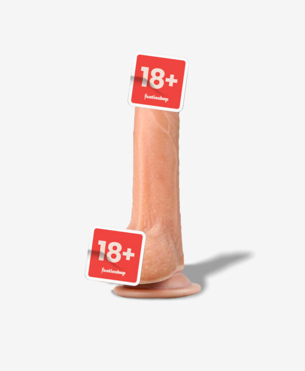 Kaygan Çift Katmanlı Realistik Dildo 17.5 cm